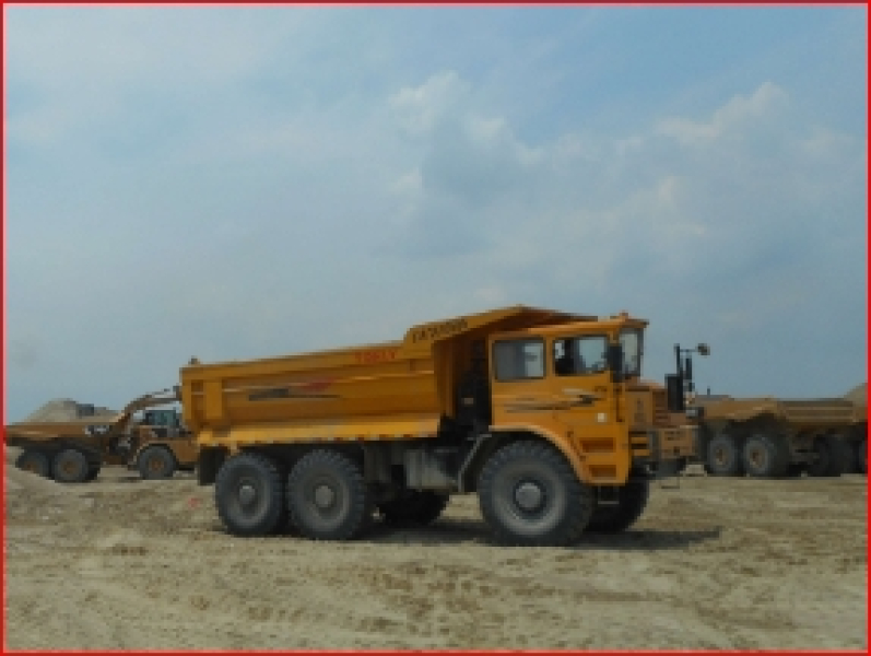 Dump Truck Tonly TL849 dirancang untuk dapat melalui semua medan