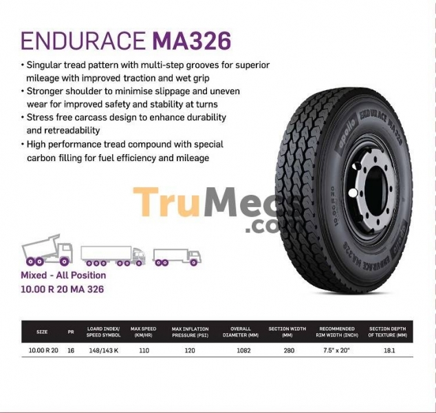 Bukan Sekadar Ban Biasa! Apollo Endurace, Rahasia Sukses Para Pengemudi Truk/Bus !