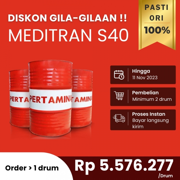 Meditran S40: Pelumas Pilihan untuk Kendaraan Berat dan Mesin Industri