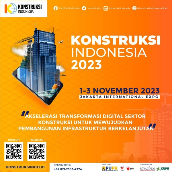 Konstruksi Indonesia 2023: Hadir Kembali Tahun ini, Membawa Tren Terbaru Dunia Konstruksi 