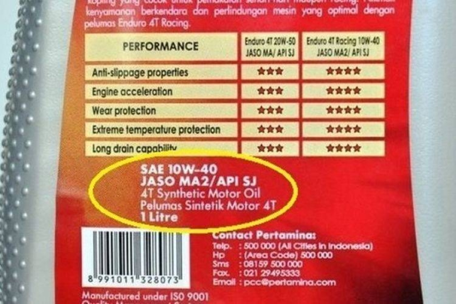 Panduan Membaca dan Memahami Informasi pada Label Pelumas
