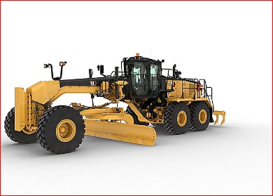 Berikut bagian- bagian komponen dan fungsi dari alat berat Motor Grader