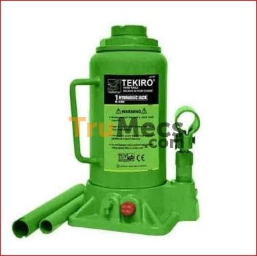 Praktis dan gampang dibawa dengan Hydraulic Welded Bottle Jack atau Dongkrak botol yang mampu mengan