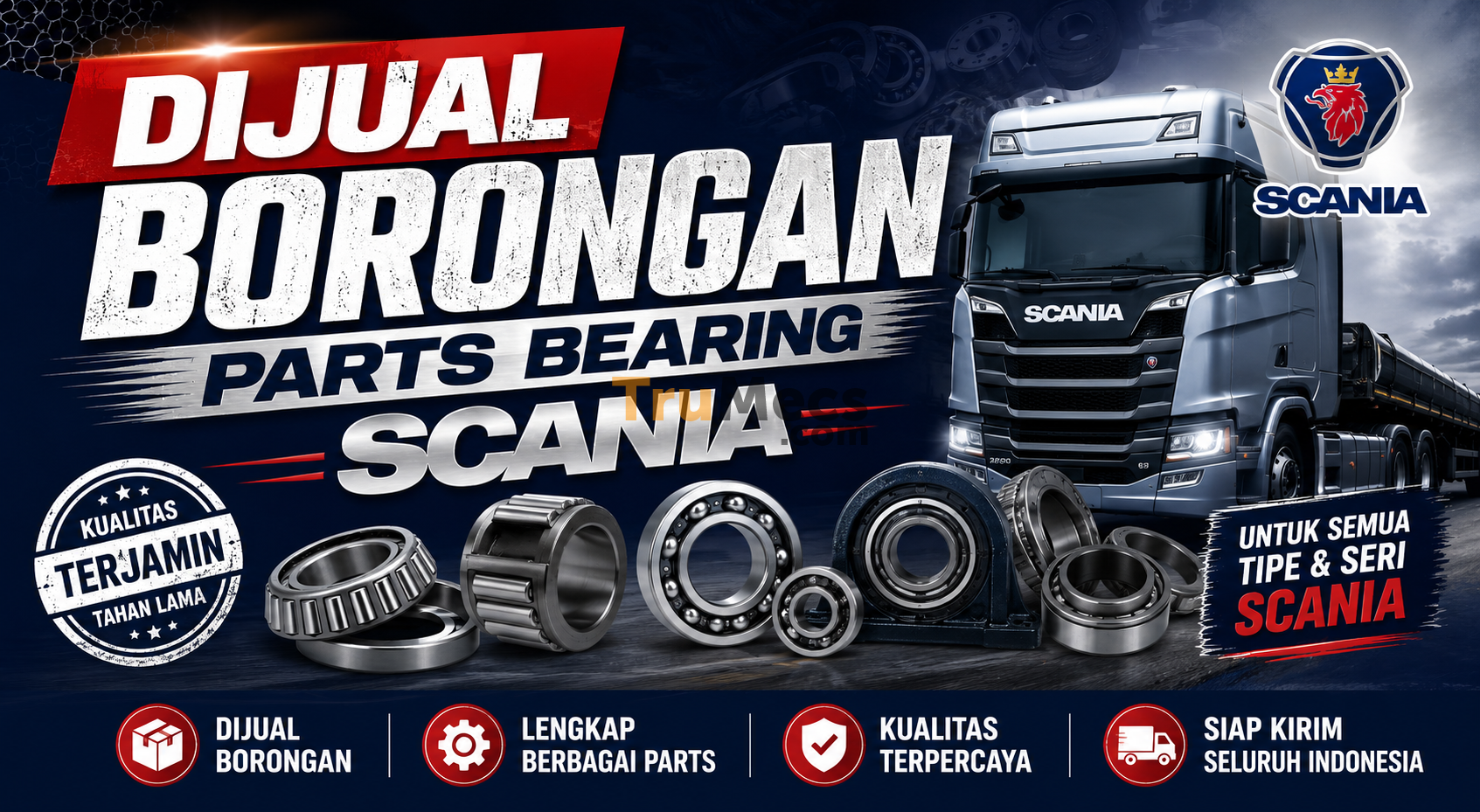 Jual Crankshaft Lower Bearing | Trumecs
