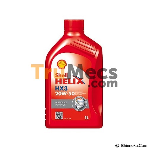 Jual Shell Helix Hx3 Sae 20w-50 | Trumecs