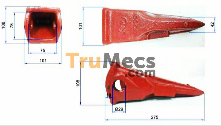 Jual Point Tooth Tiger (lancip) | Trumecs