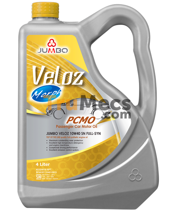 Jual Jb Veloz 10w40 Sn Full-syn (4l) | Trumecs