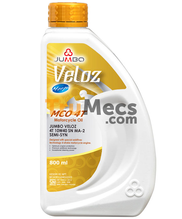 Jual Jb Veloz 4t 10w40 Sn Ma-2 Semi-syn (800ml) | Trumecs