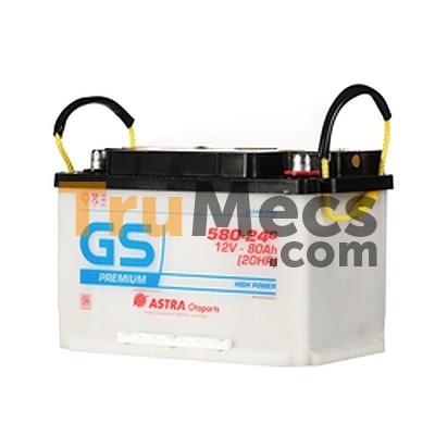 Jual Accu Gs Astra 580-24c 80ah | Trumecs