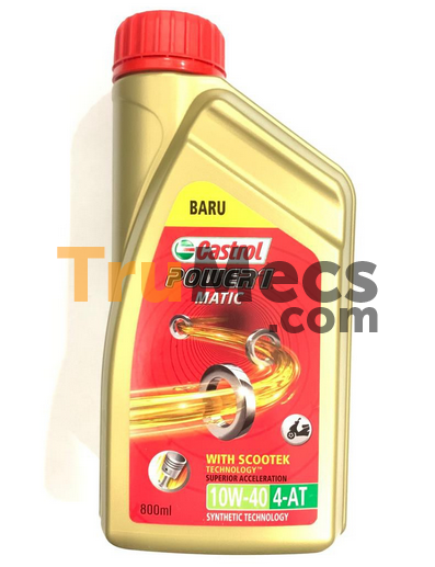 Jual Castrol Power1 Matic 4t 10w40 (800ml) | Trumecs