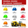 Makna 7 Warna Helm Safety K3 Pekerja Tambang dan Proyek