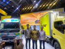 Mitsubishi Fuso Memukau Pengunjung GIICOMVEC 2024 dengan Truk Canter FE71